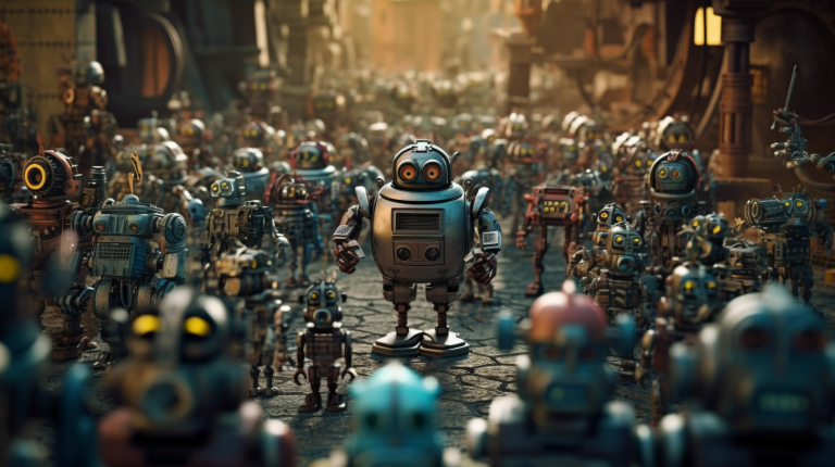 Firo_an_army_of_robots_with_their_leader_in_front_facing_an_arm_d9ee2f56-0322-46e4-9922-e7d6508b7ab6.png